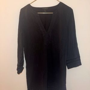 Medium J. Crew black Tunic